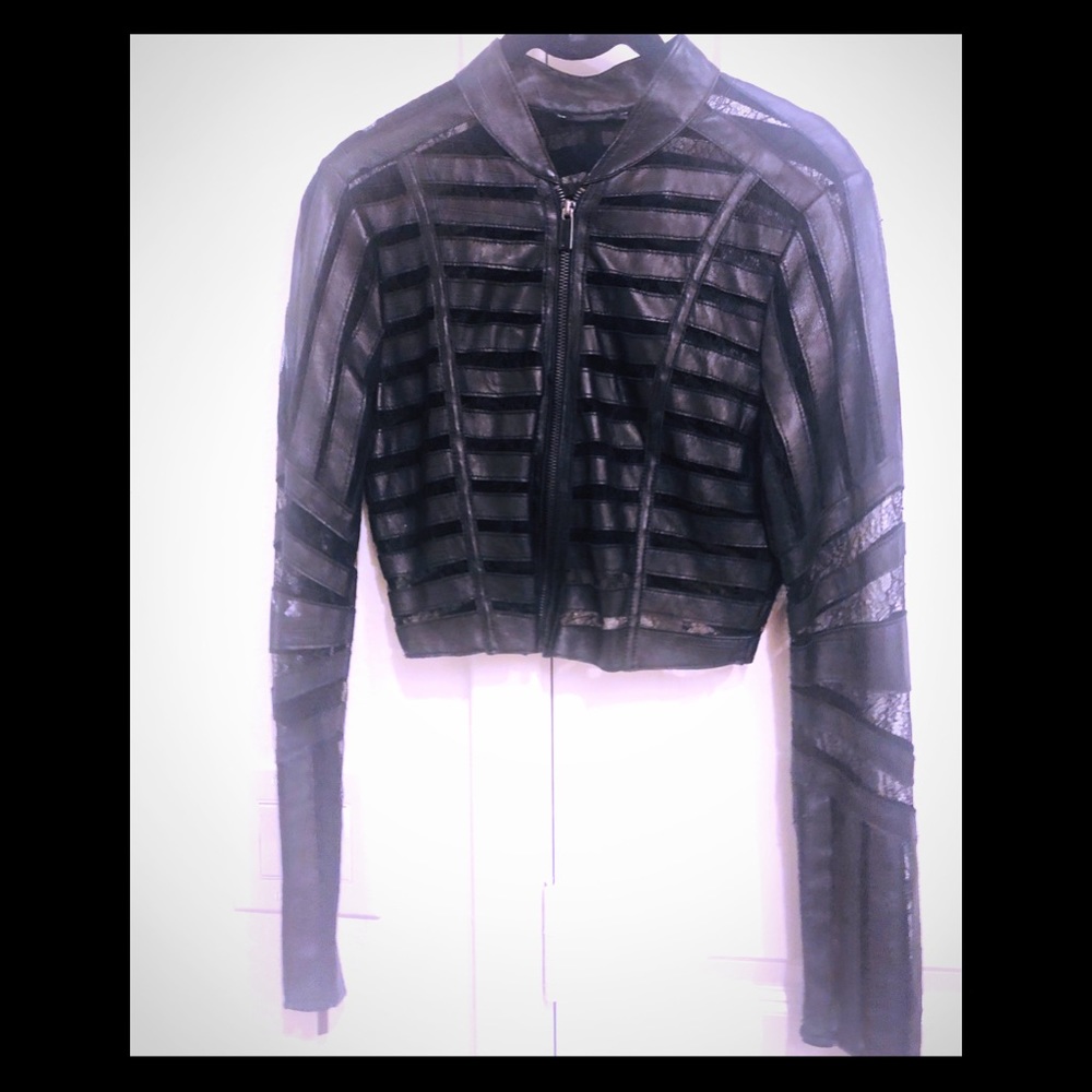 ⚡️Sale⚡️BEBE Leather  Jacket🖤